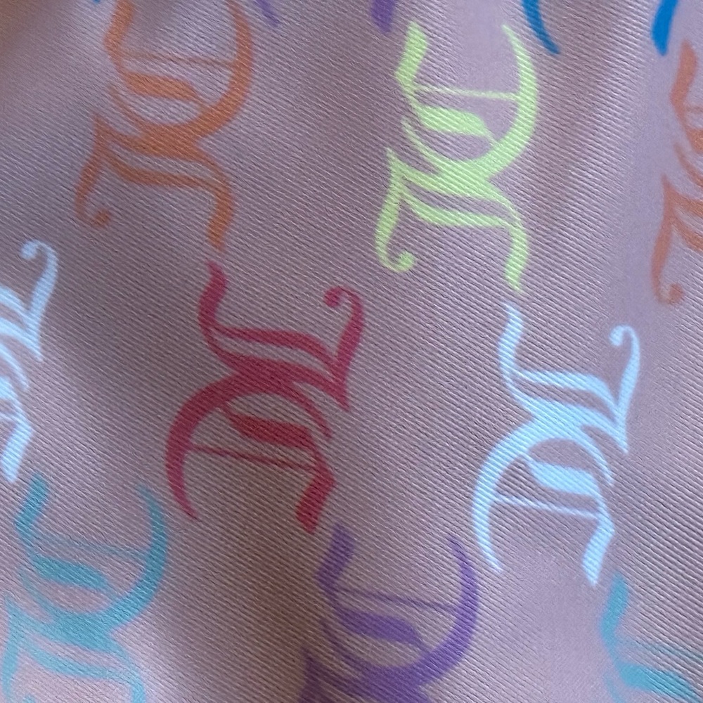 Colorful Monogram Patterned Fabric - Picture 2 of 8